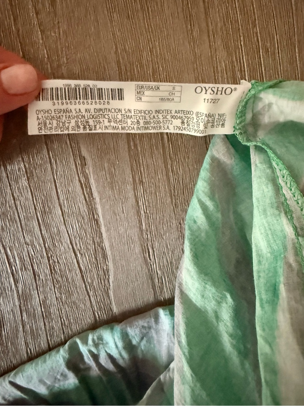 Oysho Tropical Cotton Maxi Dress Cotton Halter Beach Vacation Size S - Picture 4 of 5